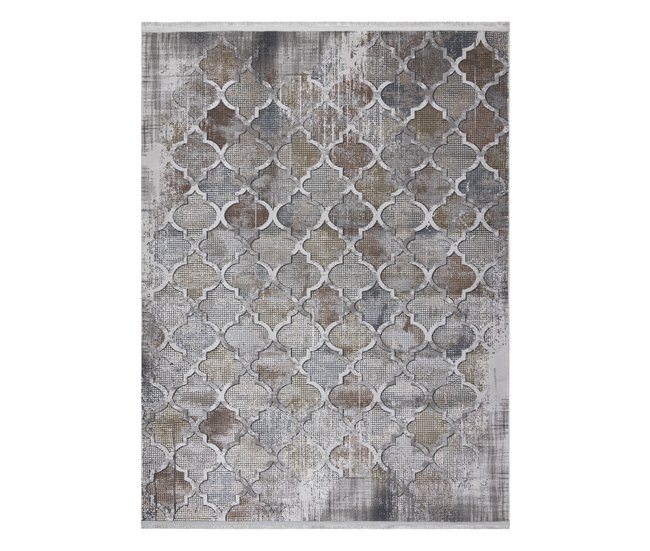 Conforama Alfombra LUCE 75 Moderna Trébol Marroquí Vintage - Structural 77x150 Cm