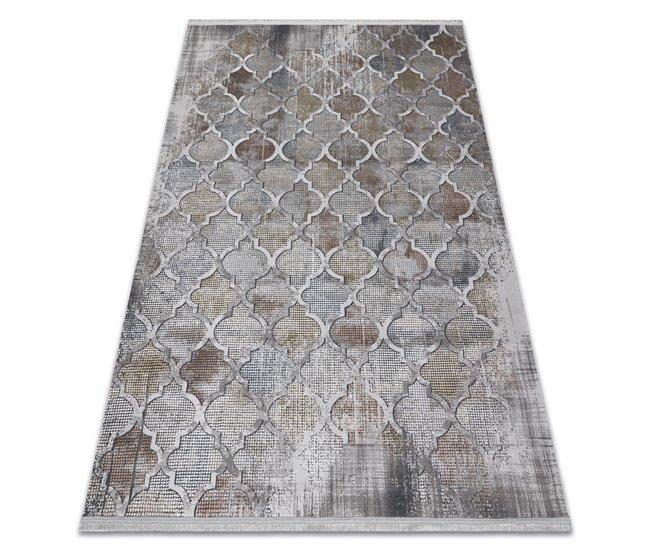 Conforama Alfombra LUCE 75 moderna Trébol marroquí vintage - Structural 77x150 cm