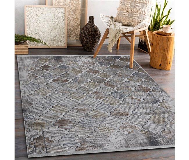 Conforama Alfombra LUCE 75 Moderna Trébol Marroquí Vintage - Structural 134x190 Cm