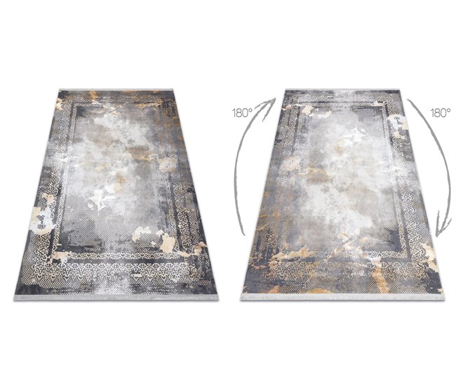 Conforama Alfombra LUCE 77 Moderna Marco Vintage - Structural 134x190 Cm