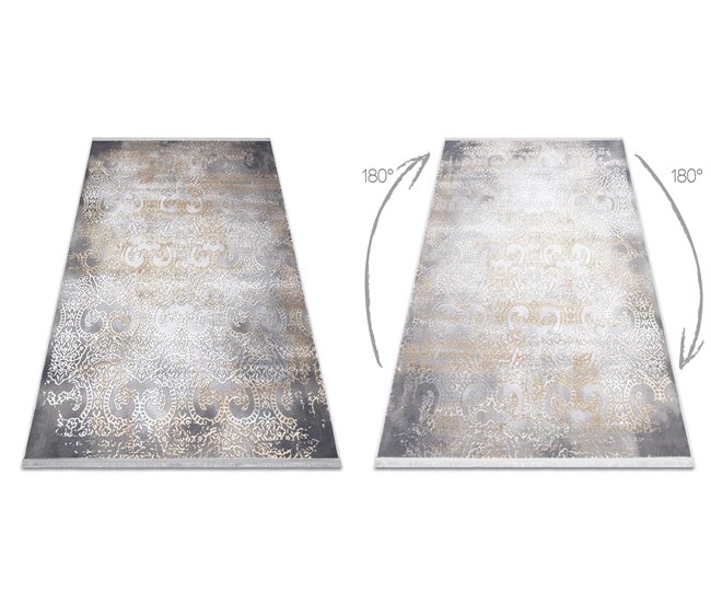 Conforama Alfombra LUCE 84 Moderna Ornamento Vintage - Structural 134x190 Cm