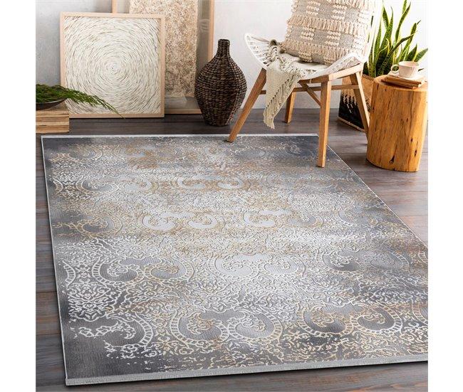 Conforama Alfombra LUCE 84 Moderna Ornamento Vintage - Structural 77x150 Cm