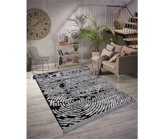 Conforama Alfombra MAROC G8499 Franjas Bereber Marroquí Shaggy 120x170 Cm