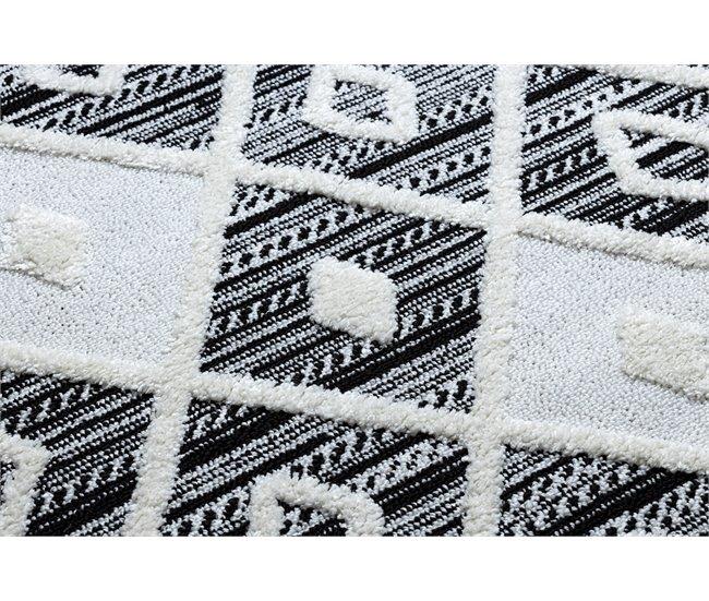 Conforama Alfombra MAROC P662 Diamantes Franjas Bereber Marroquí Shaggy 180x270 Cm