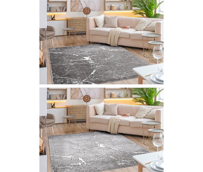 Conforama Alfombra MATEO 8036644 Moderna Mármol - Estructural 120x170 Cm