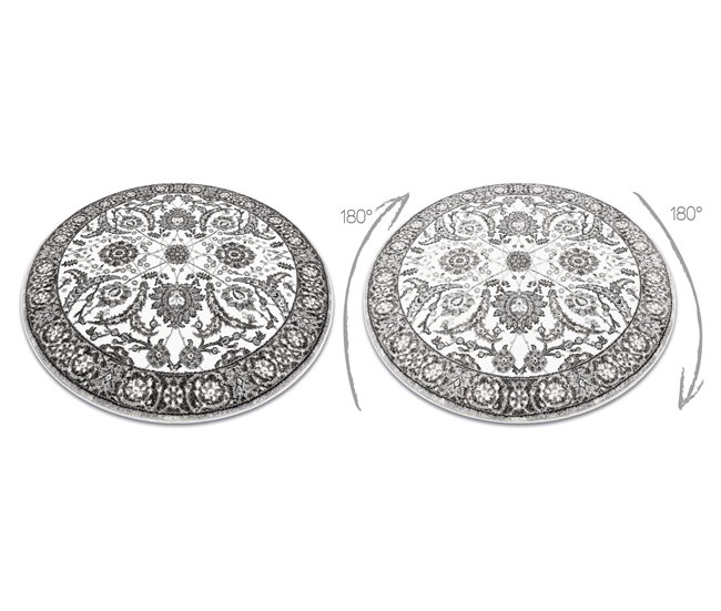 Conforama Alfombra MATEO 8037644 Círculo Moderna Marco Flores - Estructural Cercle 100 Cm