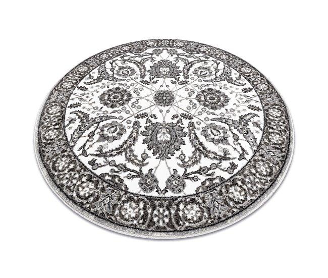 Conforama Alfombra MATEO 8037644 círculo Moderna marco flores - estructural cercle 100 cm