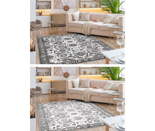 Conforama Alfombra MATEO 8037644 Moderna Marco Flores - Estructural 160x220 Cm