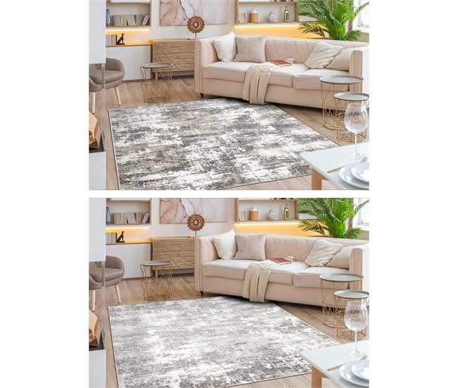 Conforama Alfombra MATEO 8038944 Moderna Antiguo - Estructural 80x150 Cm