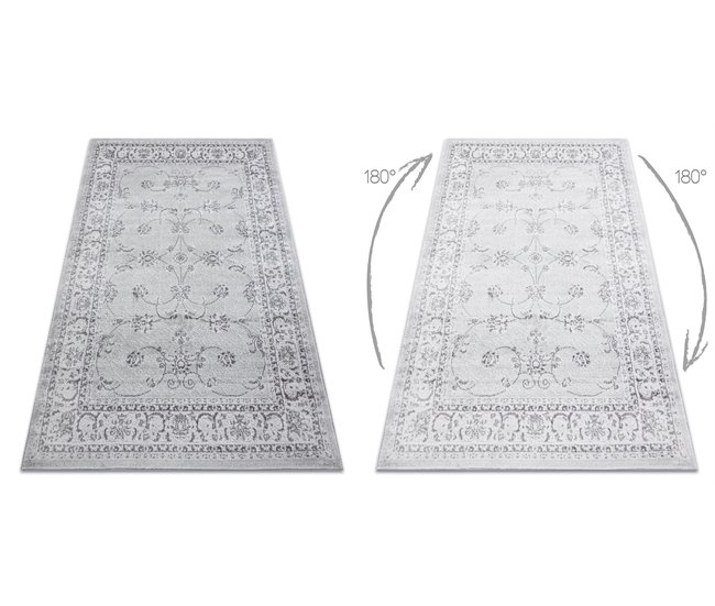 Conforama Alfombra MEFE Moderna 2312 Ornamento Marco - Structural Dos Niveles De Vellón 140x190 Cm