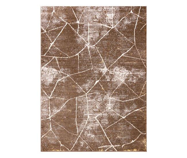 Conforama Alfombra MEFE Moderna 2783 Mármol - Structural Dos Niveles De Vellón Obscuro 120x170 Cm