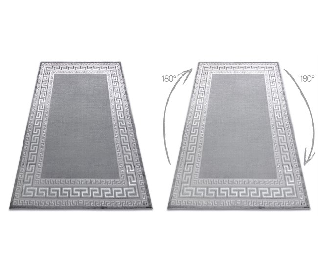 Conforama Alfombra MEFE Moderna 2813 Marco Llave Griega - Structural Dos Niveles De Vellón 180x270 Cm