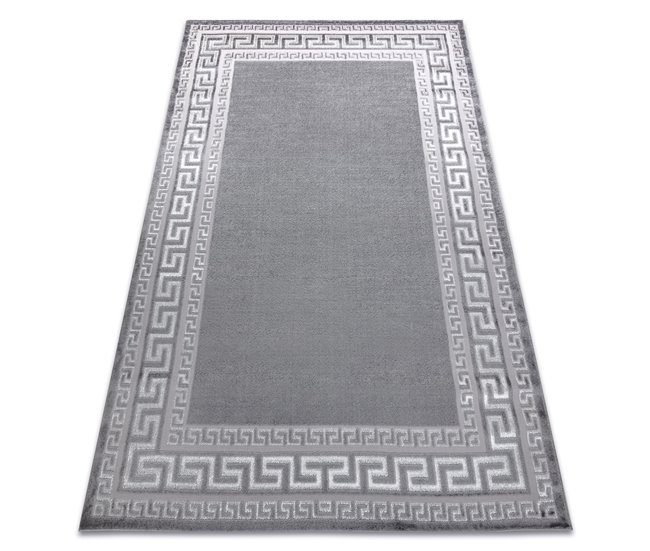Conforama Alfombra MEFE moderna 2813 Marco llave griega - Structural dos niveles de vellón 180x270 cm