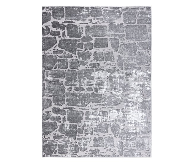 Conforama Alfombra MEFE Moderna 6184 Pavimentación Ladrillo - Structural Dos Niveles De Vellón Oscuro 240x330 Cm