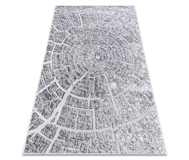 Conforama Alfombra MEFE moderna 6185 Árbol Madera - Structural dos niveles de vellón 80x150 cm