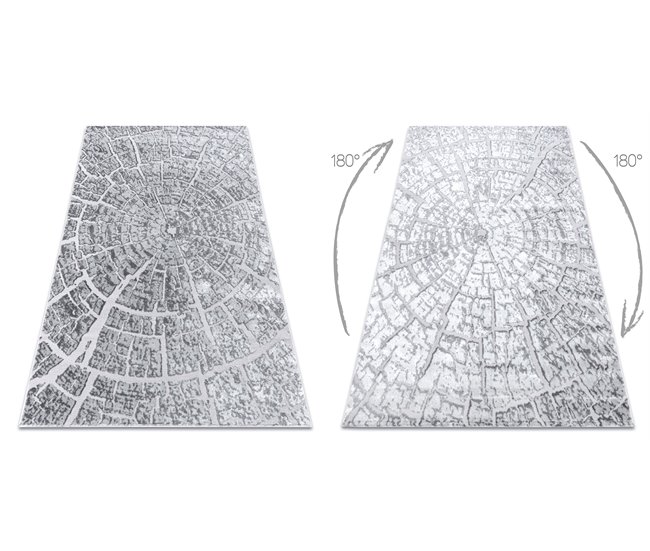 Conforama Alfombra MEFE Moderna 6185 Árbol Madera - Structural Dos Niveles De Vellón 200x290 Cm