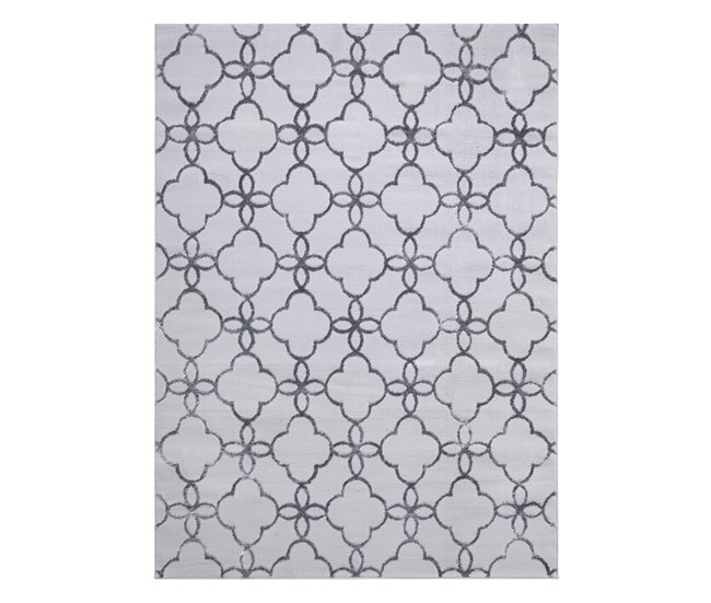 Conforama Alfombra MEFE Moderna 8504 Conducción Flores - Structural Dos Niveles De Vellón Oscuro 160x220 Cm