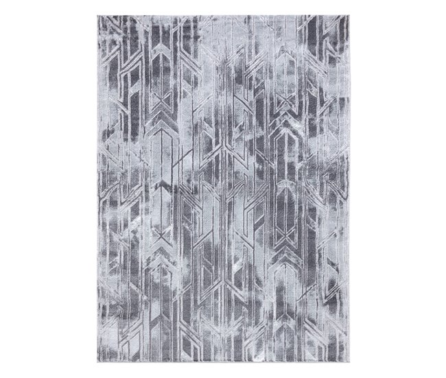 Conforama Alfombra MEFE Moderna B402 - Structural Dos Niveles De Vellón Oscuro 80x150 Cm