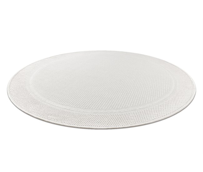 Conforama Alfombra MIMO 5979 Circulo Sisal Exterior Marco Color Cercle 120 Cm