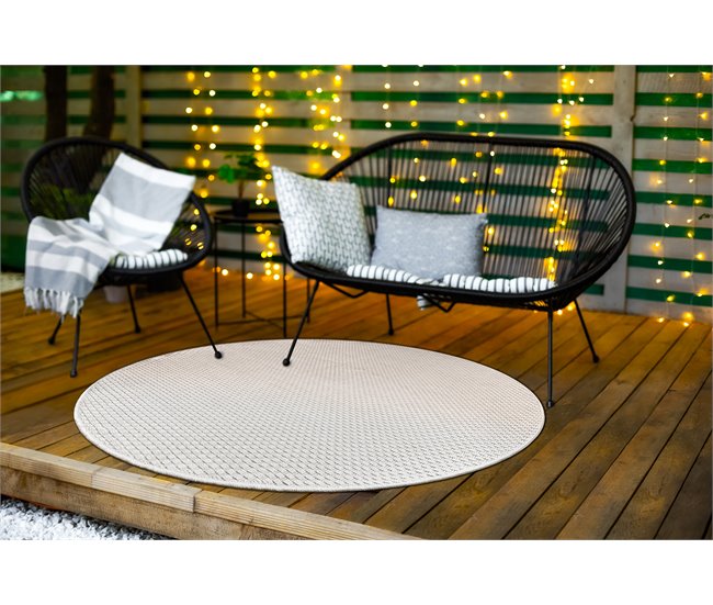 Conforama Alfombra MIMO 6272 Circulo Sisal Exterior Color Cercle 150 Cm