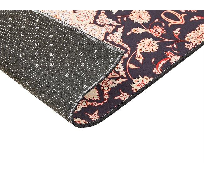 Conforama Alfombra Negra Y Beige 80 X 240 Cm ARITAS