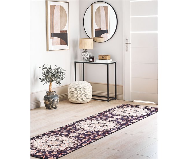Conforama Alfombra Negra Y Beige 80 X 300 Cm ARITAS