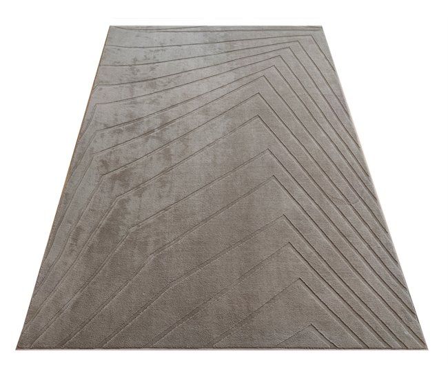 Conforama Alfombra NEW CRYSTEL 160x230cm Color Café