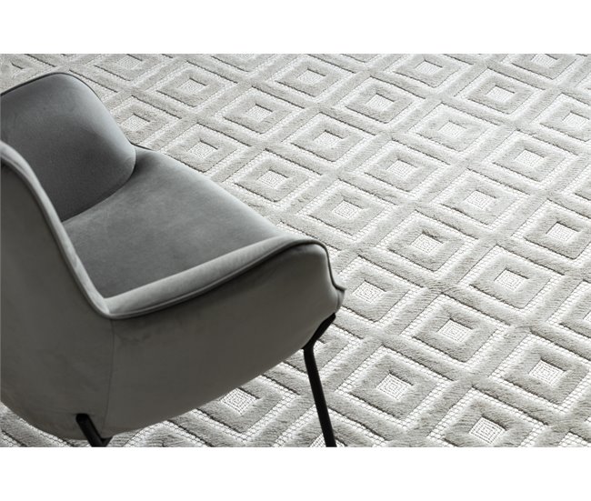 Conforama Alfombra SANTO Sisal 58365A Zigzag 80x150 Cm