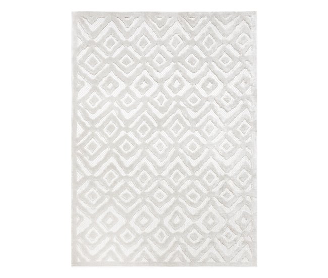 Conforama Alfombra SANTO Sisal 58381 Diamantes Zigzag 140x190 Cm