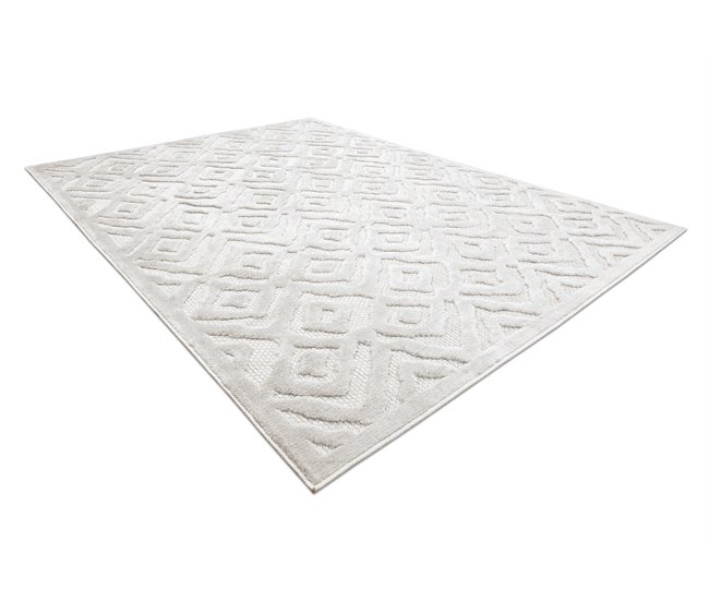Conforama Alfombra SANTO Sisal 58381 Diamantes Zigzag 140x190 Cm