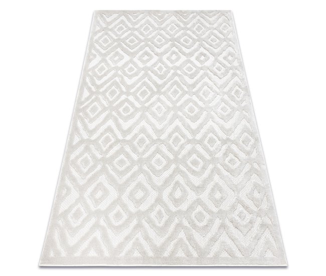 Conforama Alfombra SANTO sisal 58381 diamantes zigzag 140x190 cm