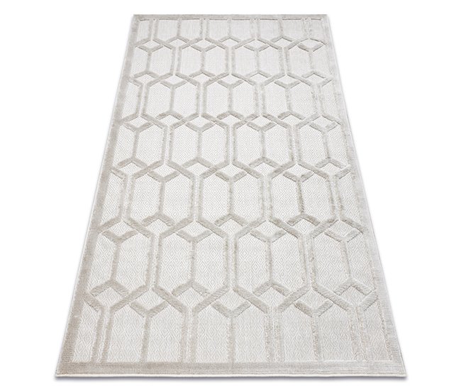 Conforama Alfombra SANTO sisal 58385 Ruta geométrica 140x190 cm