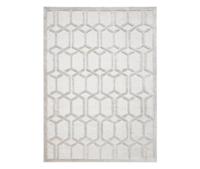 Conforama Alfombra SANTO Sisal 58385 Ruta Geométrica 180x270 Cm