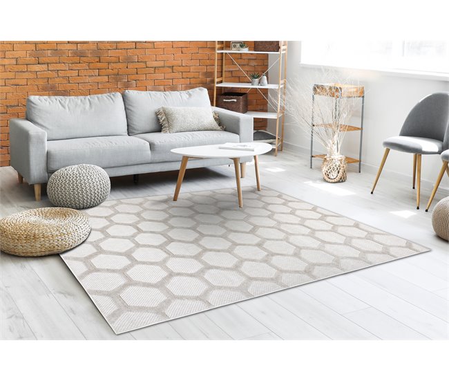 Conforama Alfombra SANTO Sisal 58391 Panal 180x270 Cm