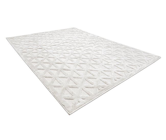 Conforama Alfombra SANTO Sisal 58500 Triangulos Geométrica 120x170 Cm