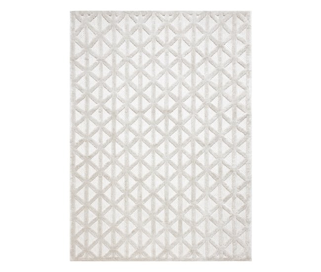 Conforama Alfombra SANTO Sisal 58500 Triangulos Geométrica 80x150 Cm