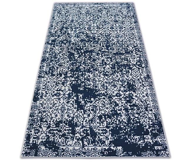 Conforama Alfombra SENSE MICRO 81260 - VINTAGE blanco azul 120x170 cm