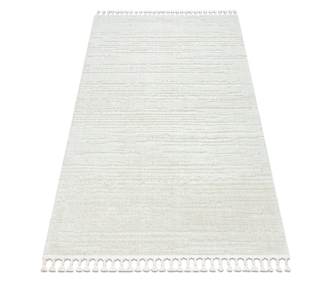 Conforama Alfombra SEVILLA AC53B rayas Franjas Bereber marroquí Shaggy 240x330 cm