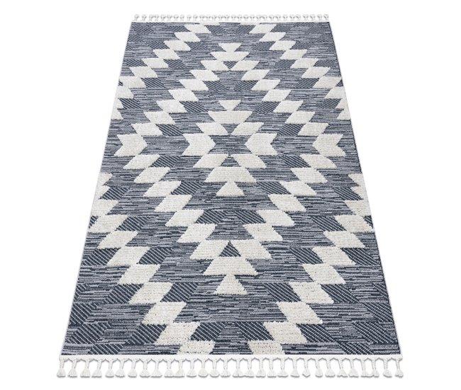 Conforama Alfombra SEVILLA Z250A diamantes Franjas Bereber marroquí Shaggy 80x150 cm