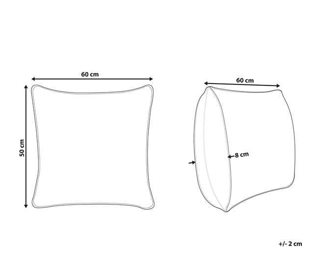 Conforama Almohada De Poliéster De Perfil Bajo 50 X 60 Cm THIMPU