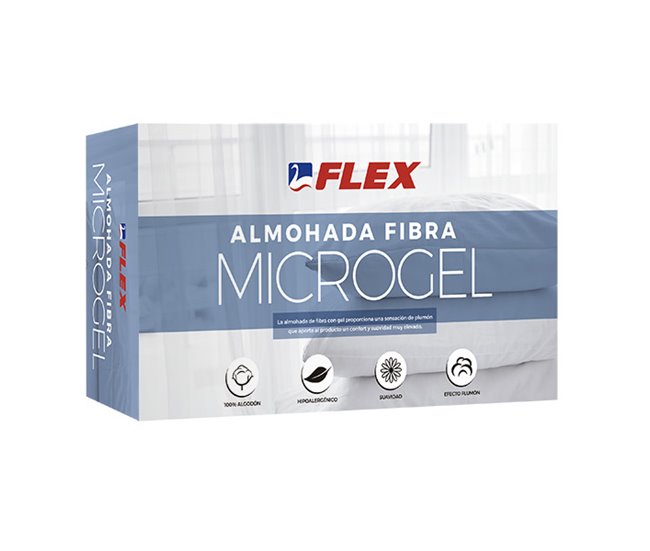 Conforama Almohada Fibra MICROGEL Para Cama De 70cm