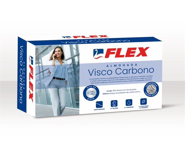 Conforama Almohada VISCOCARBONO Medida 70cm Marca Flex