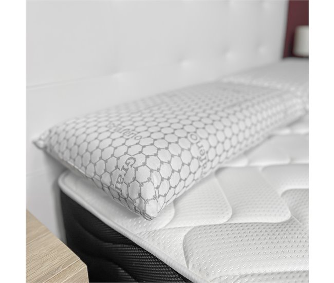 Conforama Almohada Viscoelástica 120 X 40 Cm Carbono Plus | Máximo Confort Y Excelente Adaptabilidad Con Propiedades Antiestrés