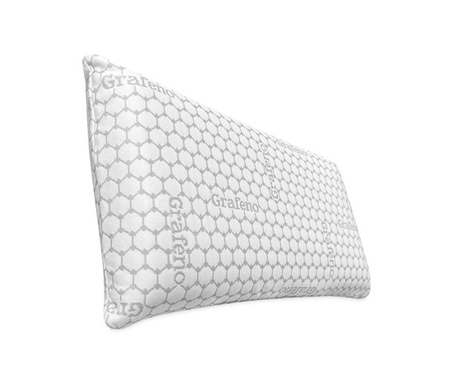 Conforama Almohada Viscoelástica 120 x 40 cm Carbono Plus | Máximo Confort y Excelente Adaptabilidad con Propiedades Antiestrés