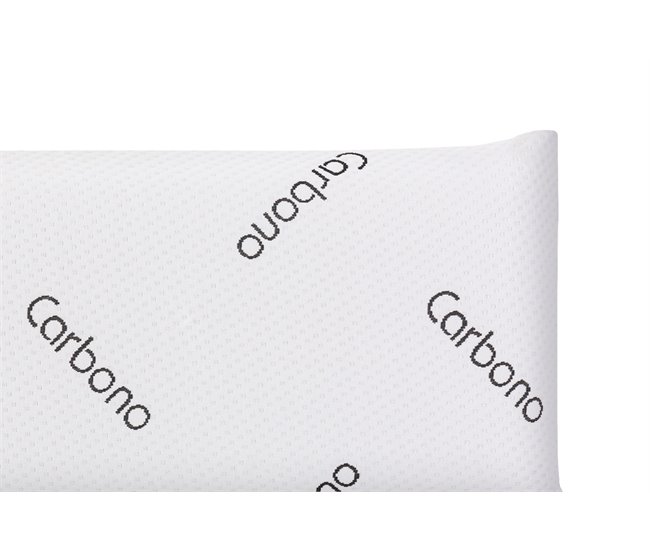 Conforama Almohada Viscoelástica Negra Perforada De Carbono 75 - Moonia