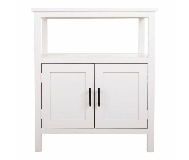 Conforama Aparador Alexandra House Living Blanco Madera De Pino Madera MDF 80 X 40 X 68 Cm
