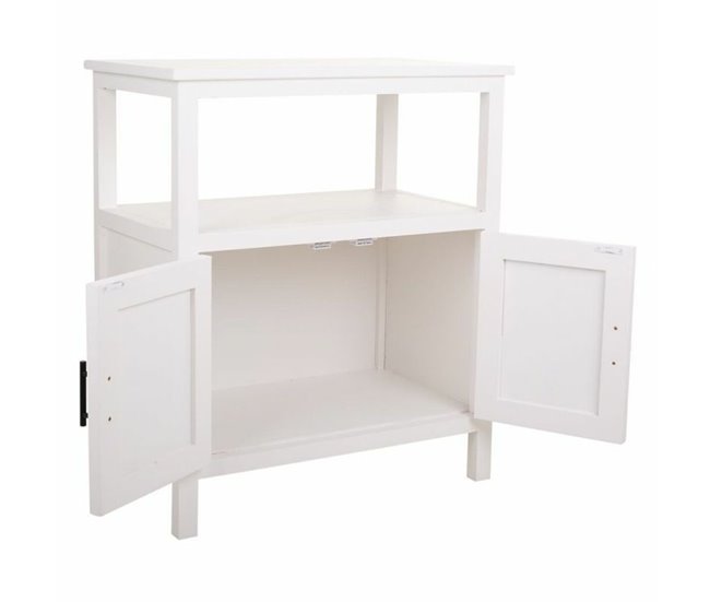 Conforama Aparador Alexandra House Living Blanco Madera De Pino Madera MDF 80 X 40 X 68 Cm