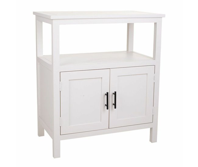 Conforama Aparador Alexandra House Living Blanco Madera de pino Madera MDF 80 x 40 x 68 cm
