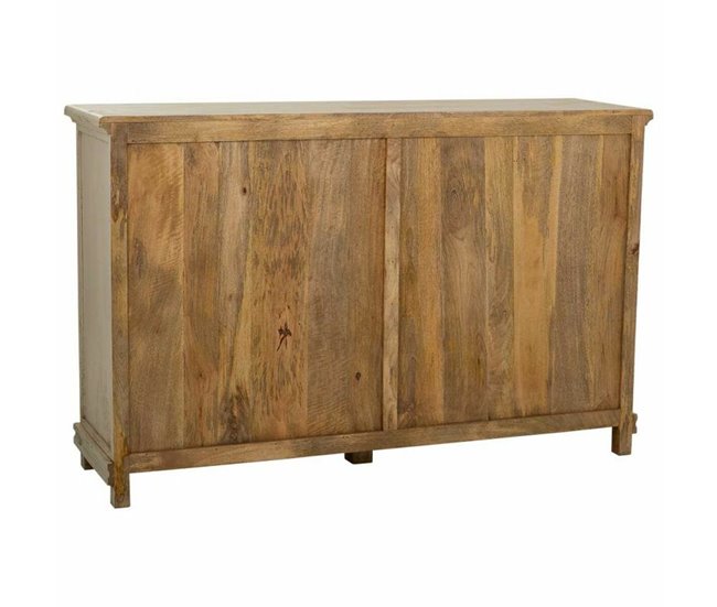 Conforama Aparador Alexandra House Living Blanco Madera Vidrio 40 X 100 X 160 Cm