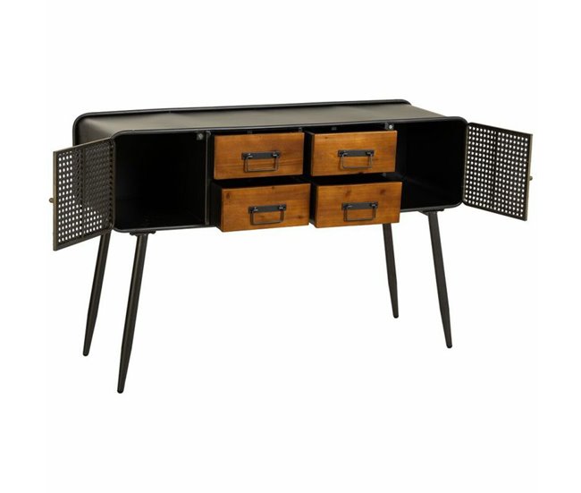 Conforama Aparador Alexandra House Living Marrón Hierro 38 X 79 X 120 Cm